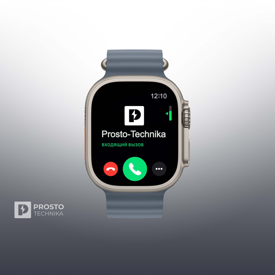 Умные часы Apple Watch Ultra 3 49 мм Natural Titanium Case, Anchor Blue Ocean Band